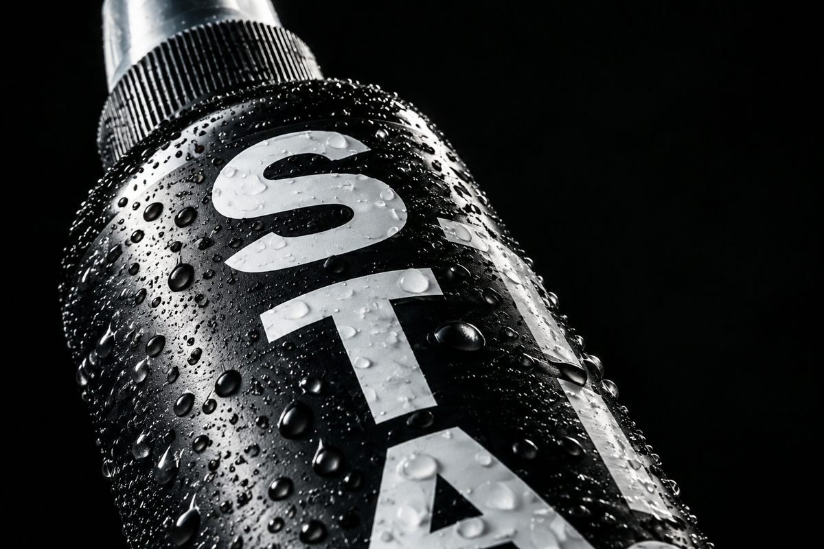 Bold close-up of SEA SALT SPRAY bottle